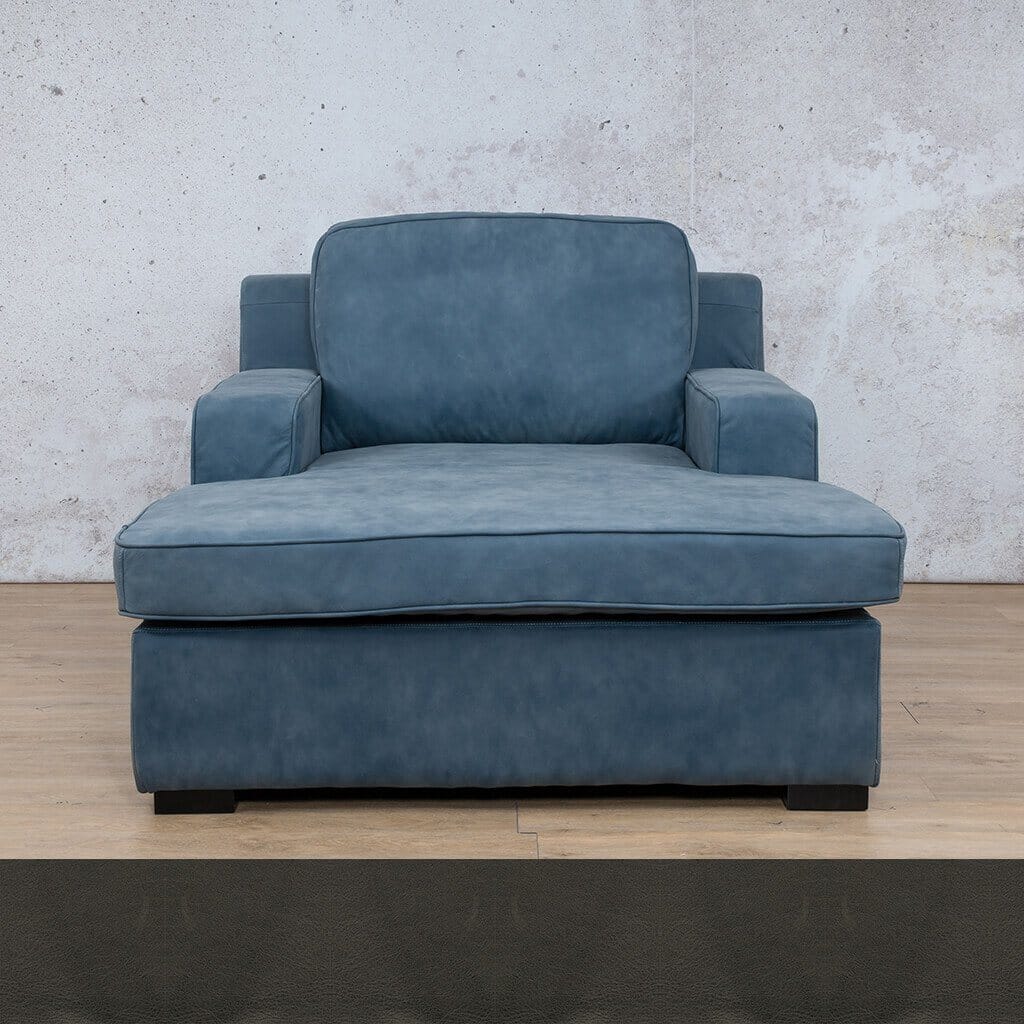 Rome Leather 2 Arm Chaise Leather Sofa Leather Gallery Czar Anthracite Full Foam