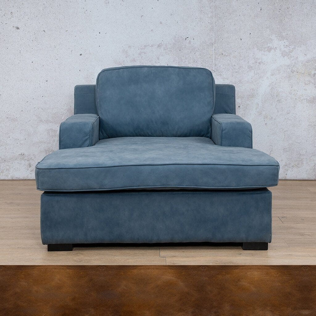 Rome Leather 2 Arm Chaise Leather Sofa Leather Gallery Royal Walnut Full Foam