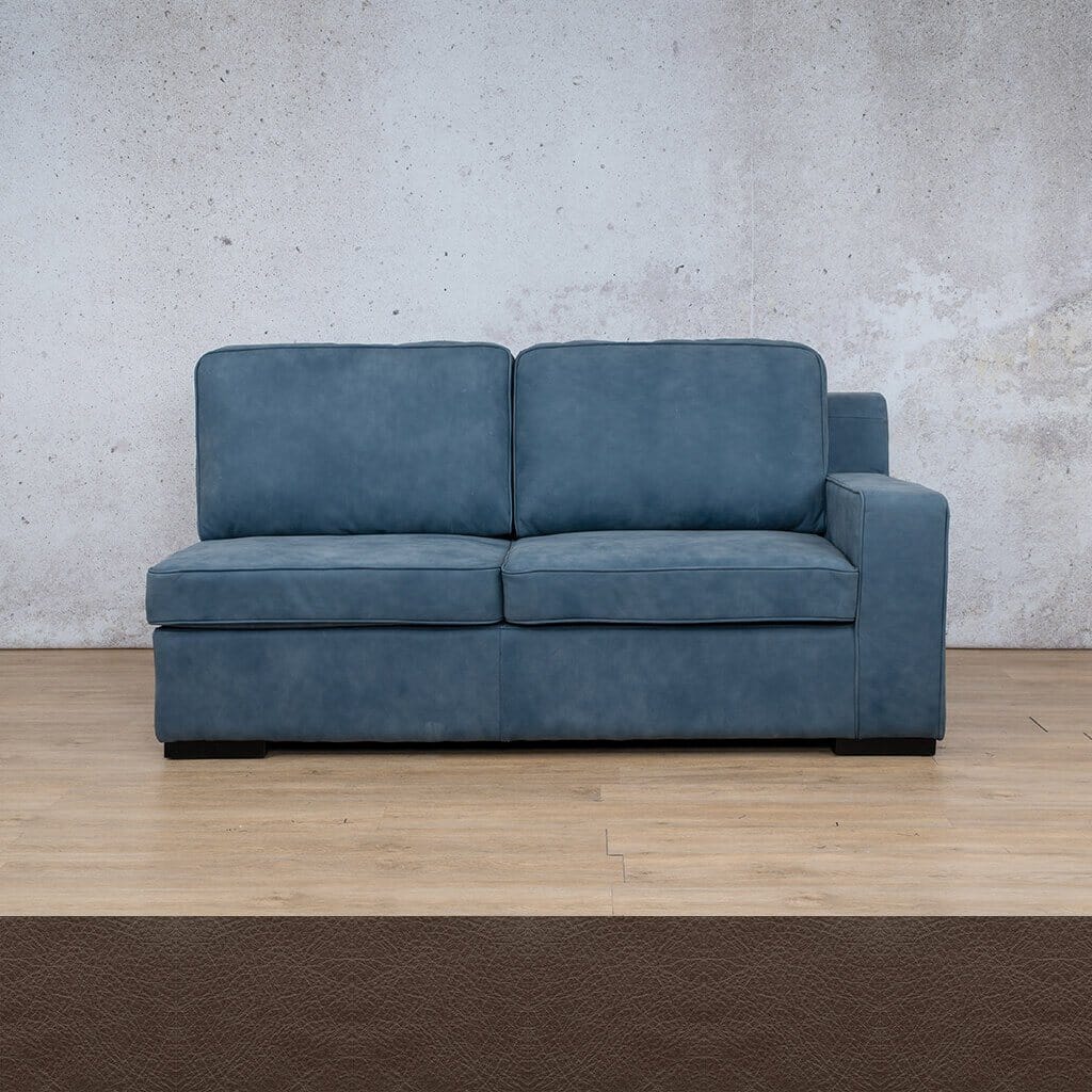 Rome Leather 2 Seater RHF Leather Sofa Leather Gallery Country Ox Blood Full Foam