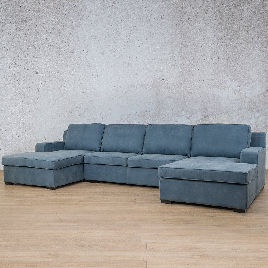 Rome Leather Sofa U-Chaise Sectional Leather Sectional Leather Gallery