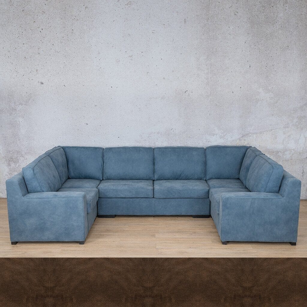 Rome Leather U-Sofa Sectional Leather Sectional Leather Gallery