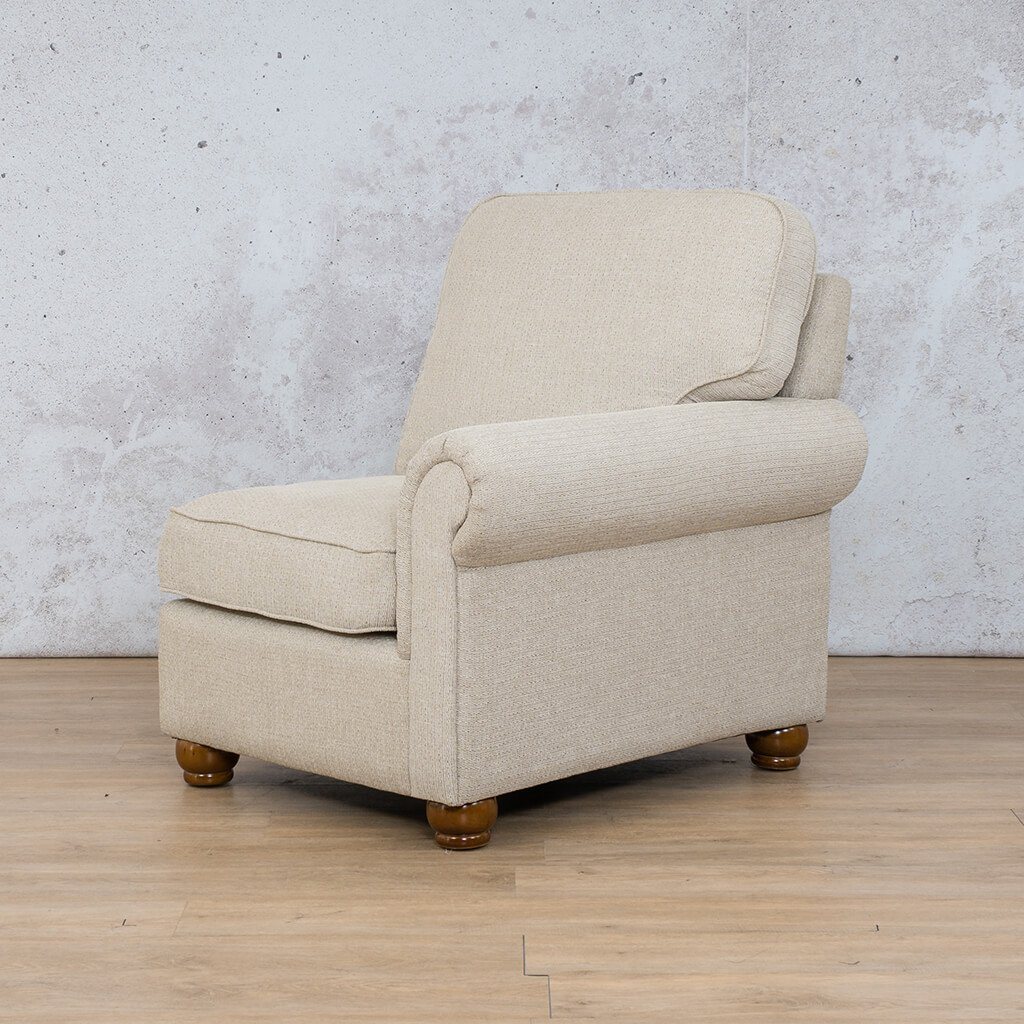 Salisbury Fabric 1 Seater Left Arm Fabric Sofa Leather Gallery