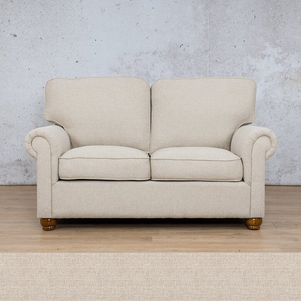 Salisbury Fabric 2 Seater Fabric Sofa Leather Gallery Oyster