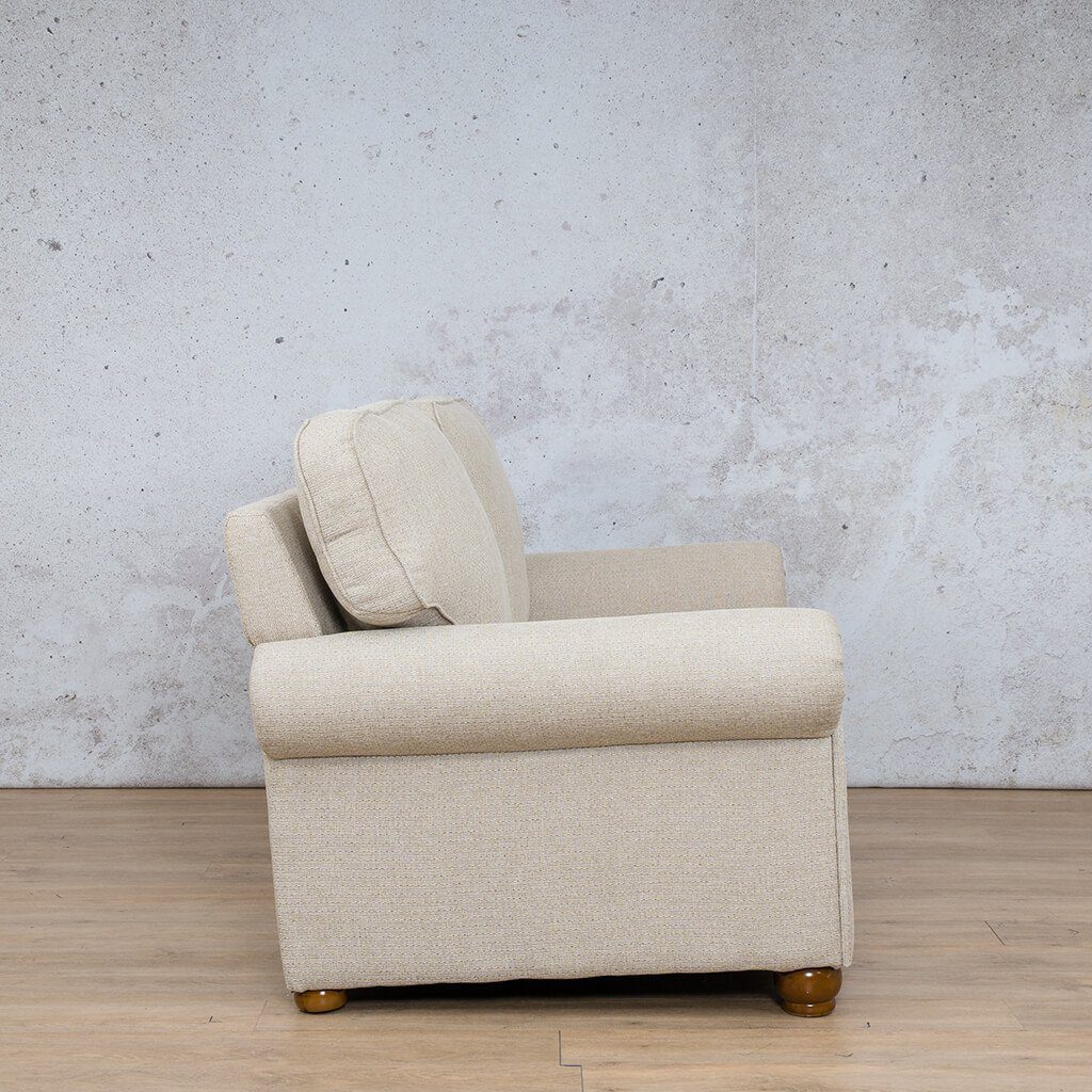 Salisbury Fabric 2 Seater Fabric Sofa Leather Gallery-oyster