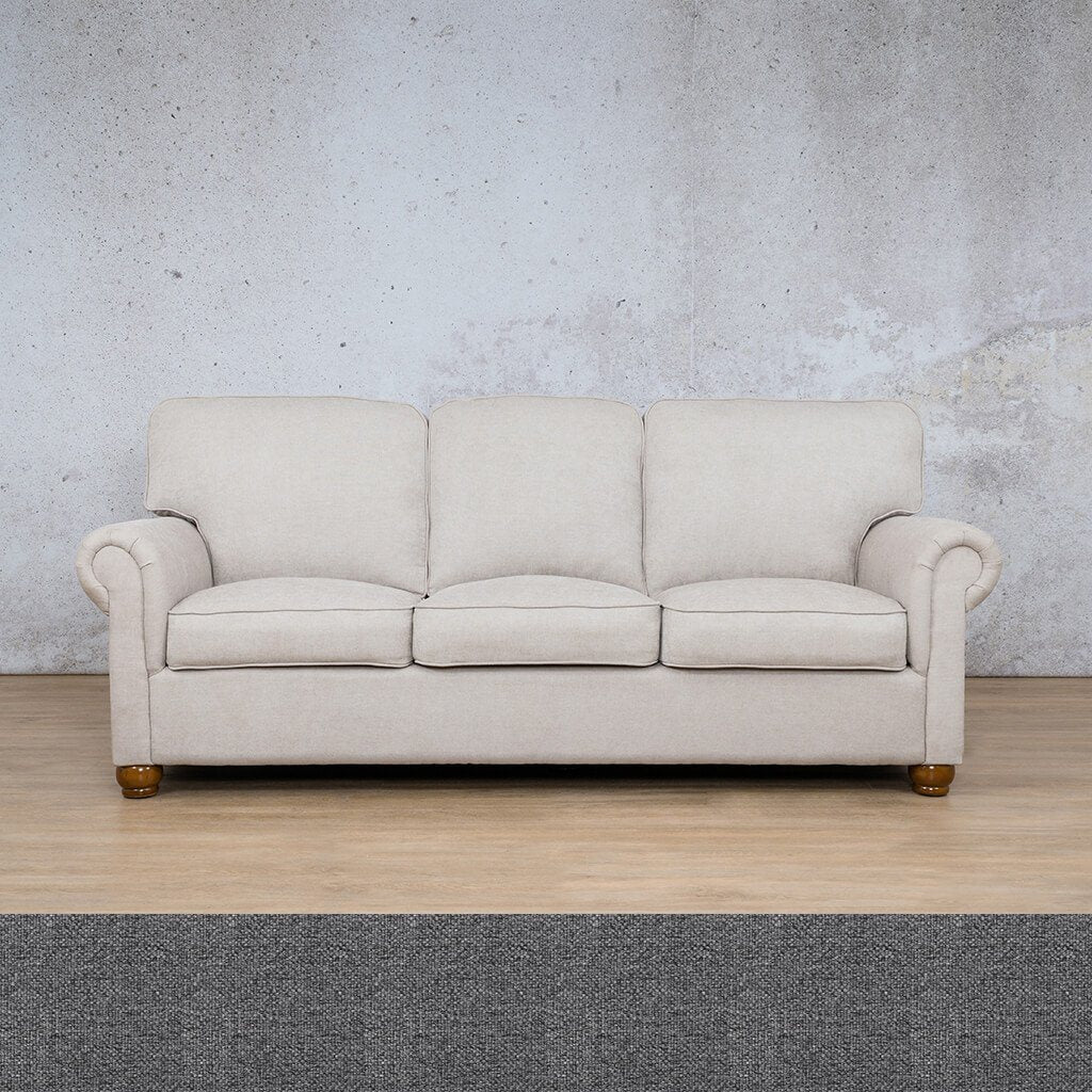 Salisbury Fabric 3 Seater Fabric Sofa Leather Gallery
