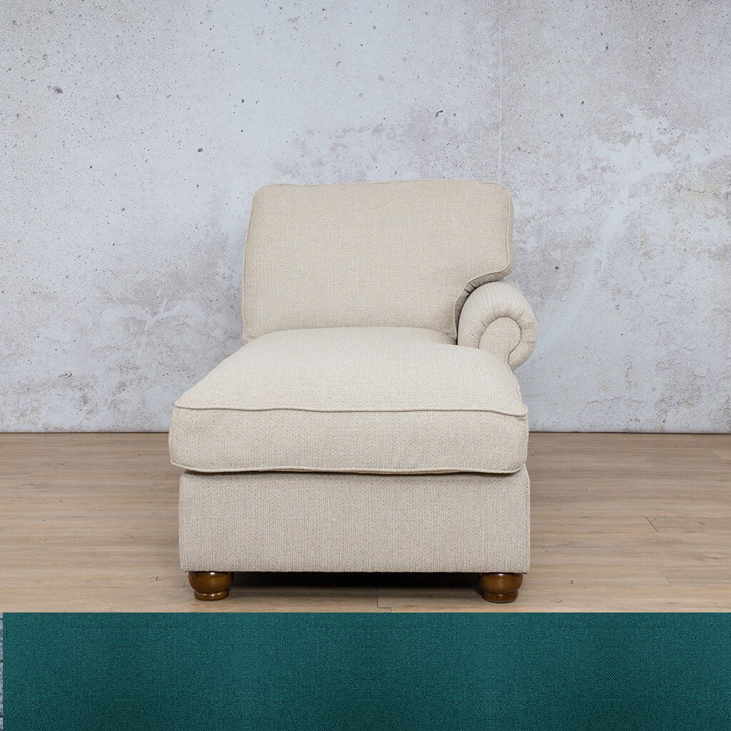 Salisbury Fabric Chaise Left Arm Fabric Sofa Leather Gallery Turquoise WAREHOUSE COLLECTION - PINETOWN OR NORTHRIDING Full Foam