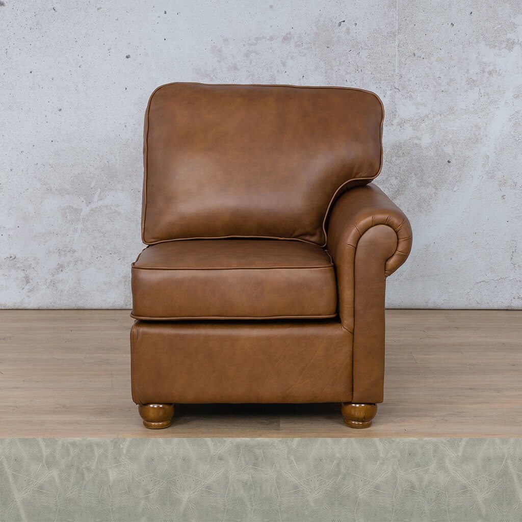 Salisbury Leather 1 Seater Left Arm Leather Sofa Leather Gallery