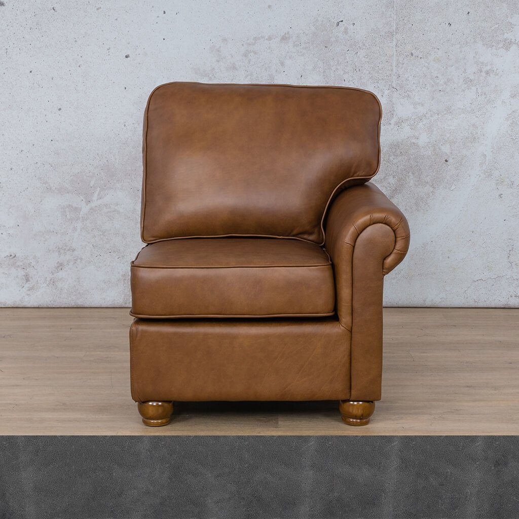 Salisbury Leather 1 Seater Left Arm Leather Sofa Leather Gallery