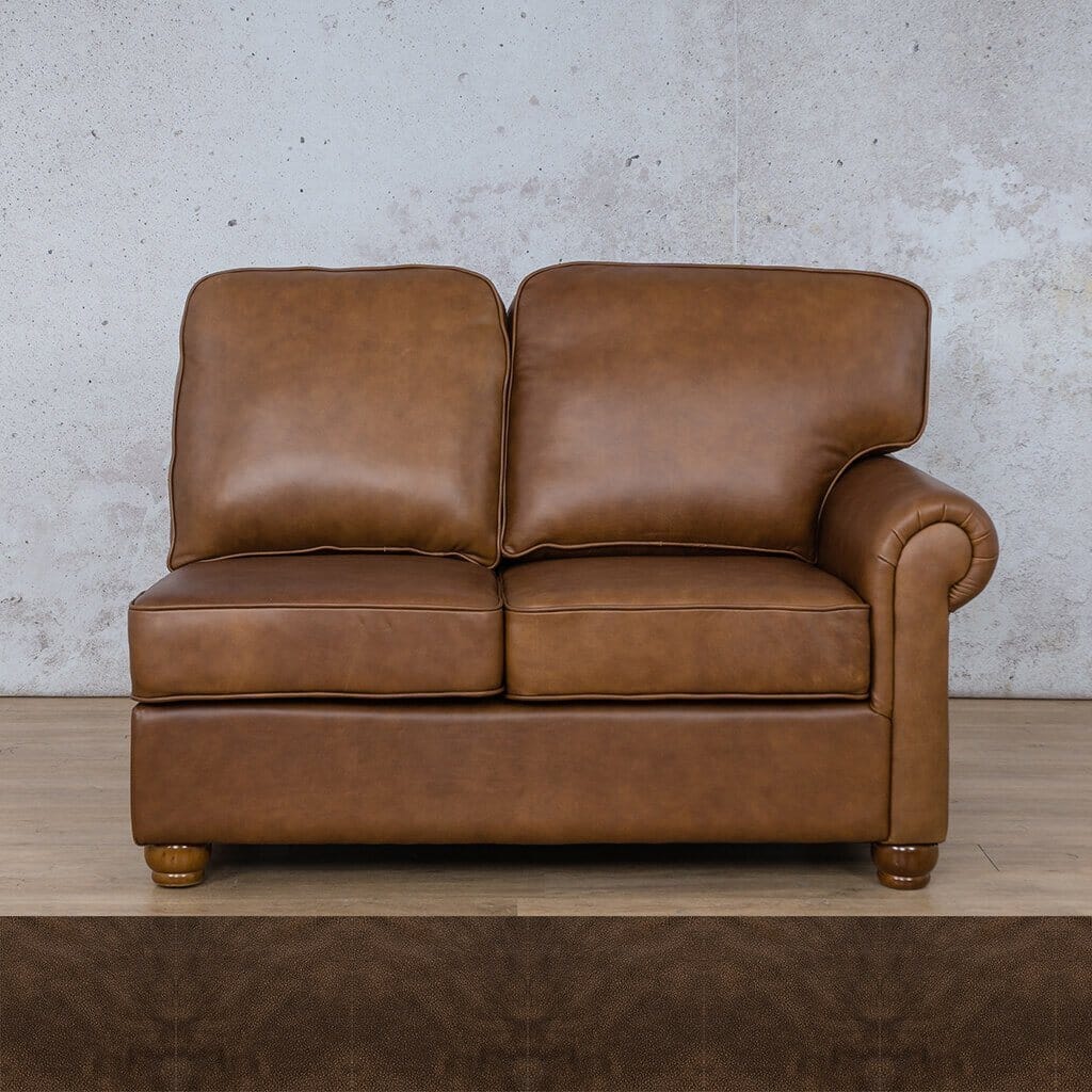 Salisbury Leather 2 Seater RHF Leather Sofa Leather Gallery