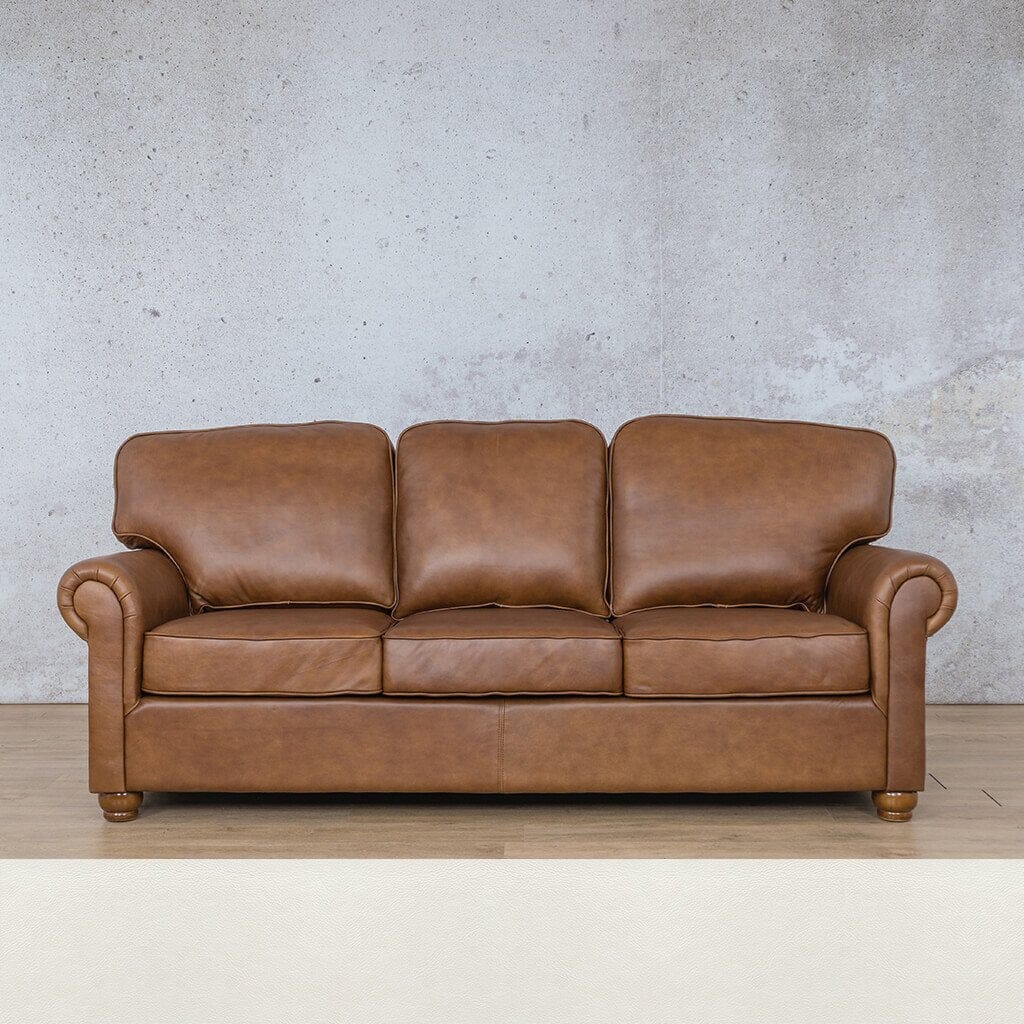 Salisbury Leather 3 Seater Sofa Leather Sofa Leather Gallery Czar White