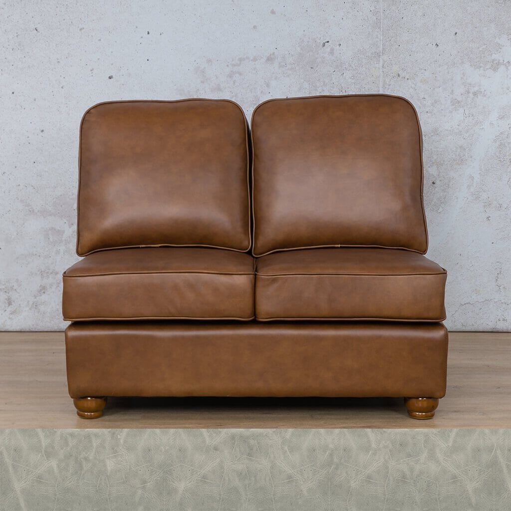 Salisbury Leather Armless 2 Seater Leather Sofa Leather Gallery