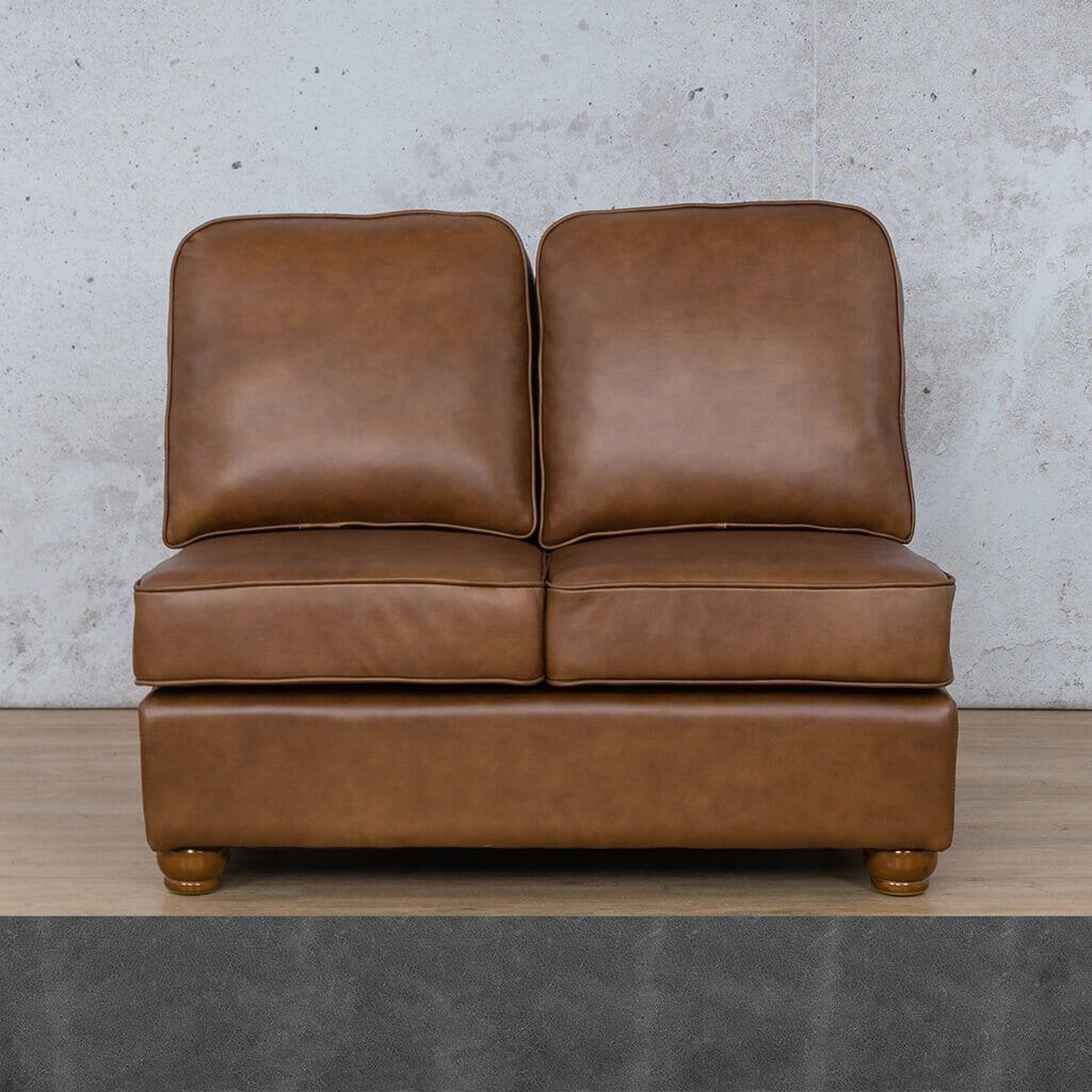 Salisbury Leather Armless 2 Seater Leather Sofa Leather Gallery