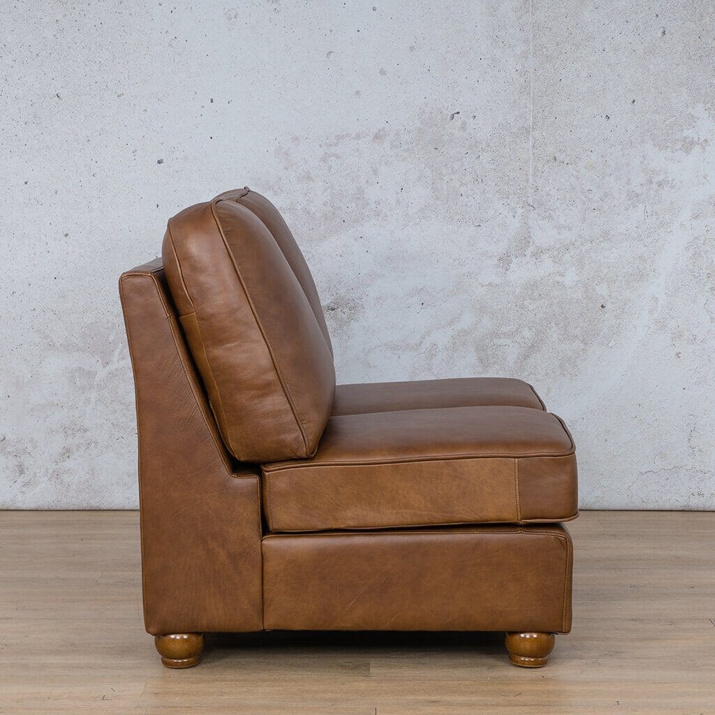 Salisbury Leather Armless 2 Seater Leather Sofa Leather Gallery