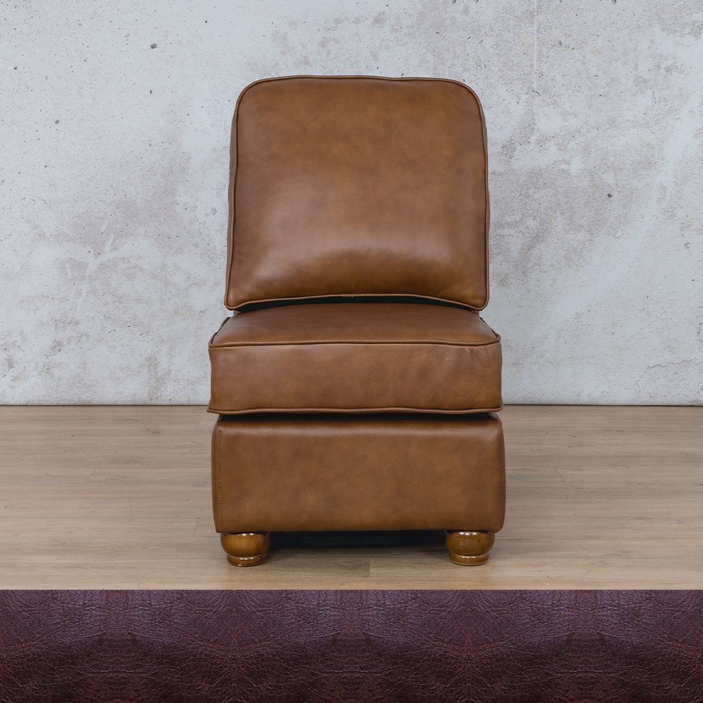 Salisbury Leather Armless Chair Leather Sofa Leather Gallery Royal Coffee
