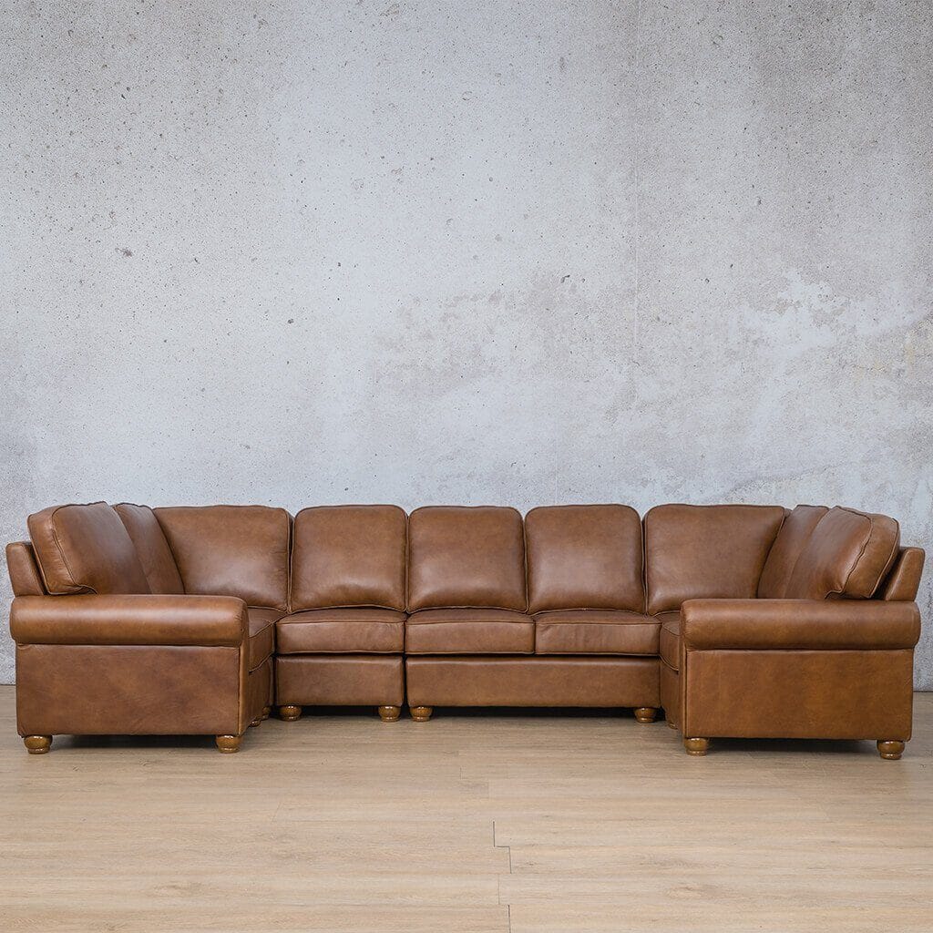 Salisbury Leather Modular U-Sofa Sectional Leather Sectional Leather Gallery