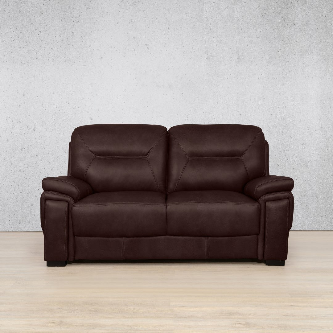 San Lorenze 2 Seater Leather Sofa - Royal Coffee | Leather Couches, 2 seater couch, couches for sale