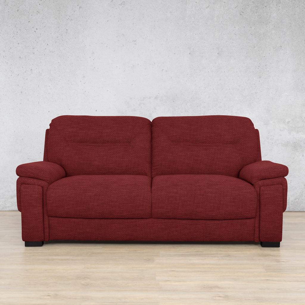 San Lorenze Fabric 3 seater Couch - Kenya Red | Fabric Couches