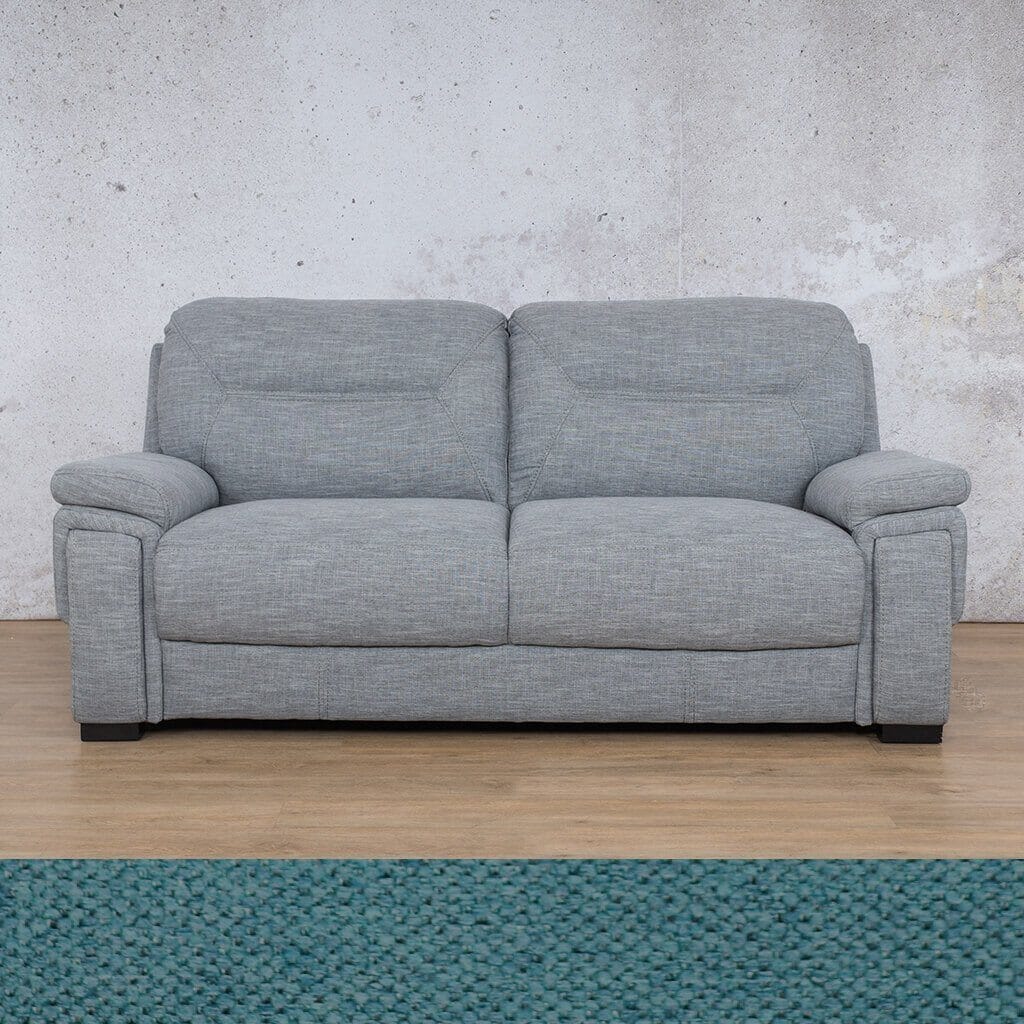San Lorenze 3 Seater Fabric Sofa Leather Sofa Leather Gallery Turquoise