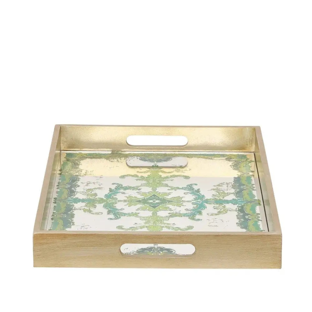 Scroll Tray - Green - Trays