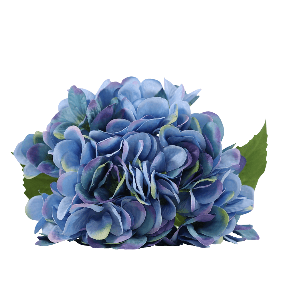 Seablue Stemmed Hydrangea Decor Leather Gallery