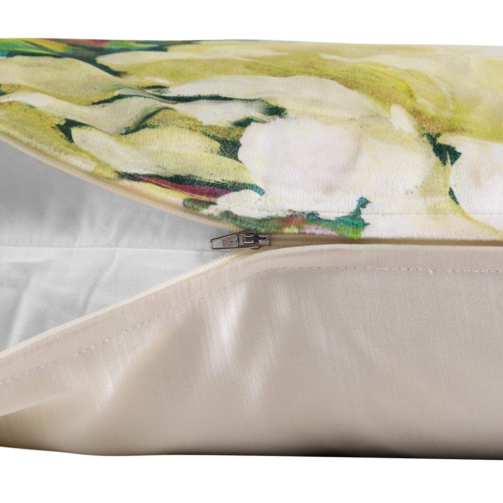 Leather Gallery Secret Oasis Duchess floral scatter cushion.