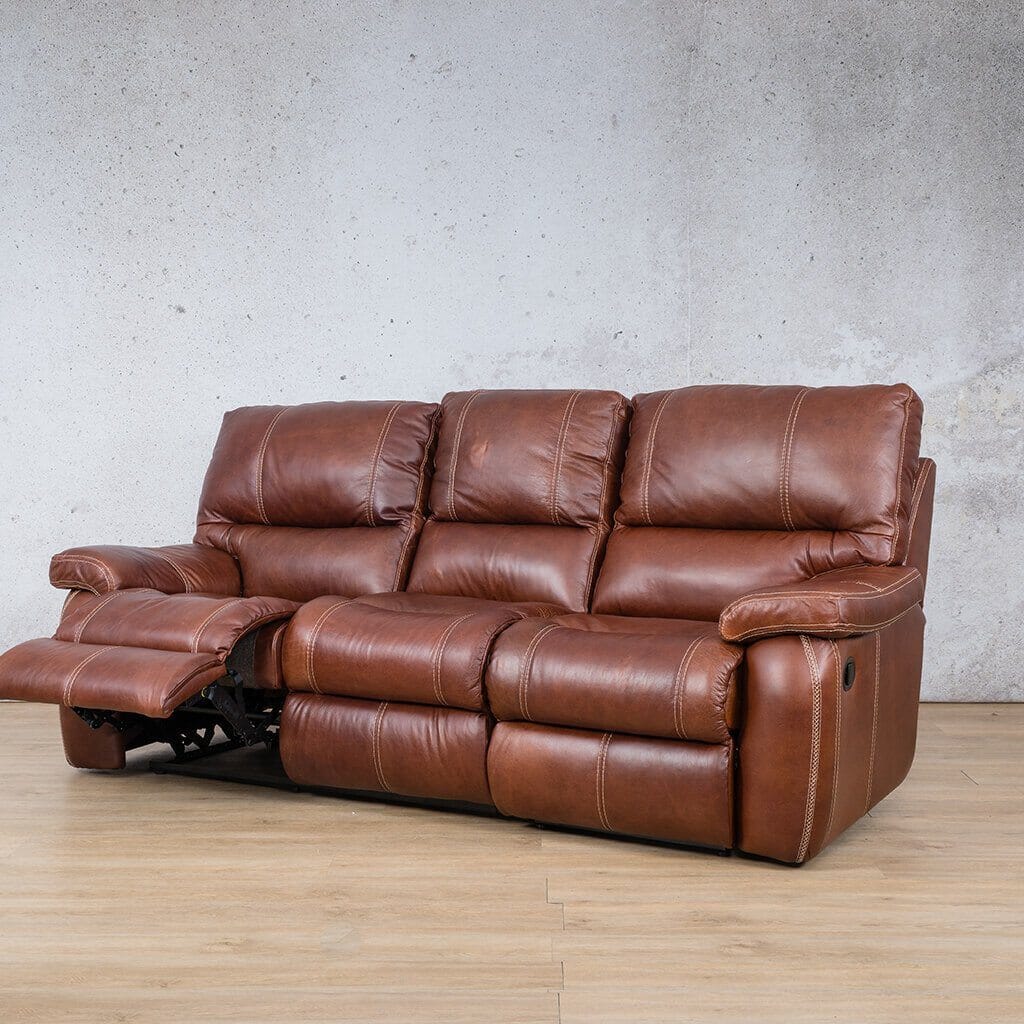 Senora 3+2+1 Leather Recliner Suite Leather Recliner Leather Gallery -odingo-bark