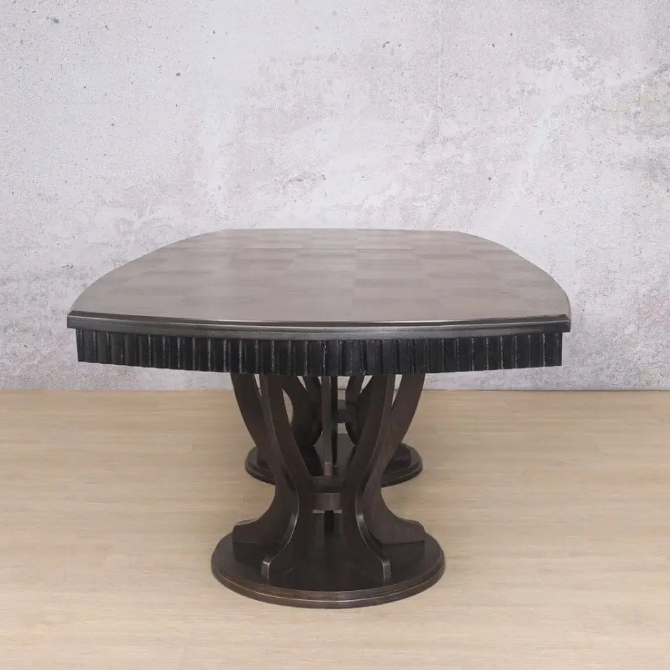 Sorrento Dining Table - 2.1M / 8 - 10 Seater - Extension - Chocolate Oak - Dining Table