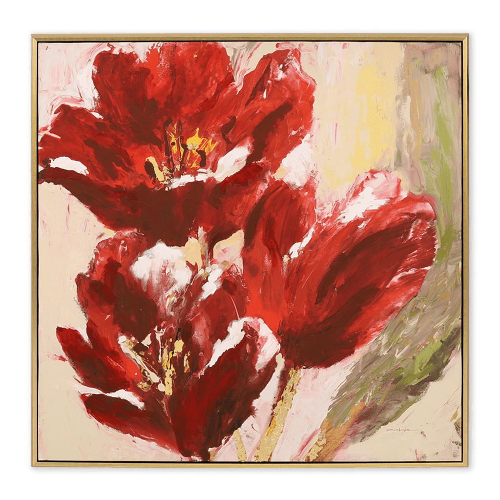 Spring Tulips I Painting Leather Gallery