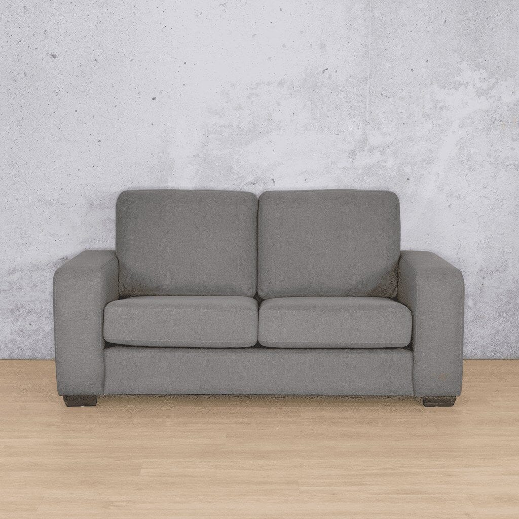 Stanford 2 Seater Fabric Sofa Fabric Sofa Leather Gallery Silver Charm