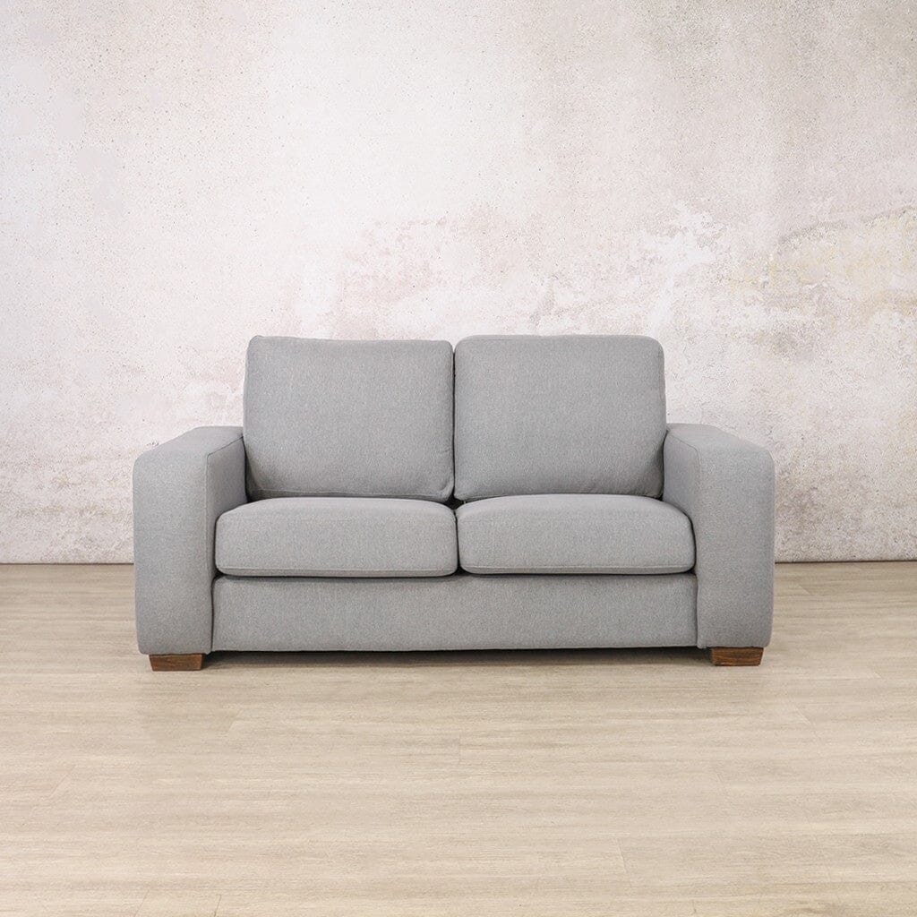 Stanford 2 Seater Fabric Sofa Fabric Sofa Leather Gallery Silver Charm