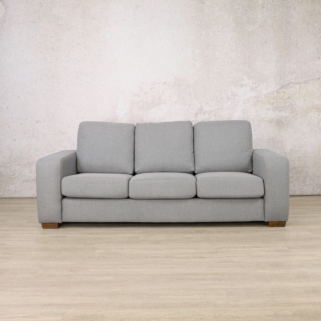 Stanford 3 Seater Fabric Sofa Fabric Sofa Leather Gallery Silver Charm