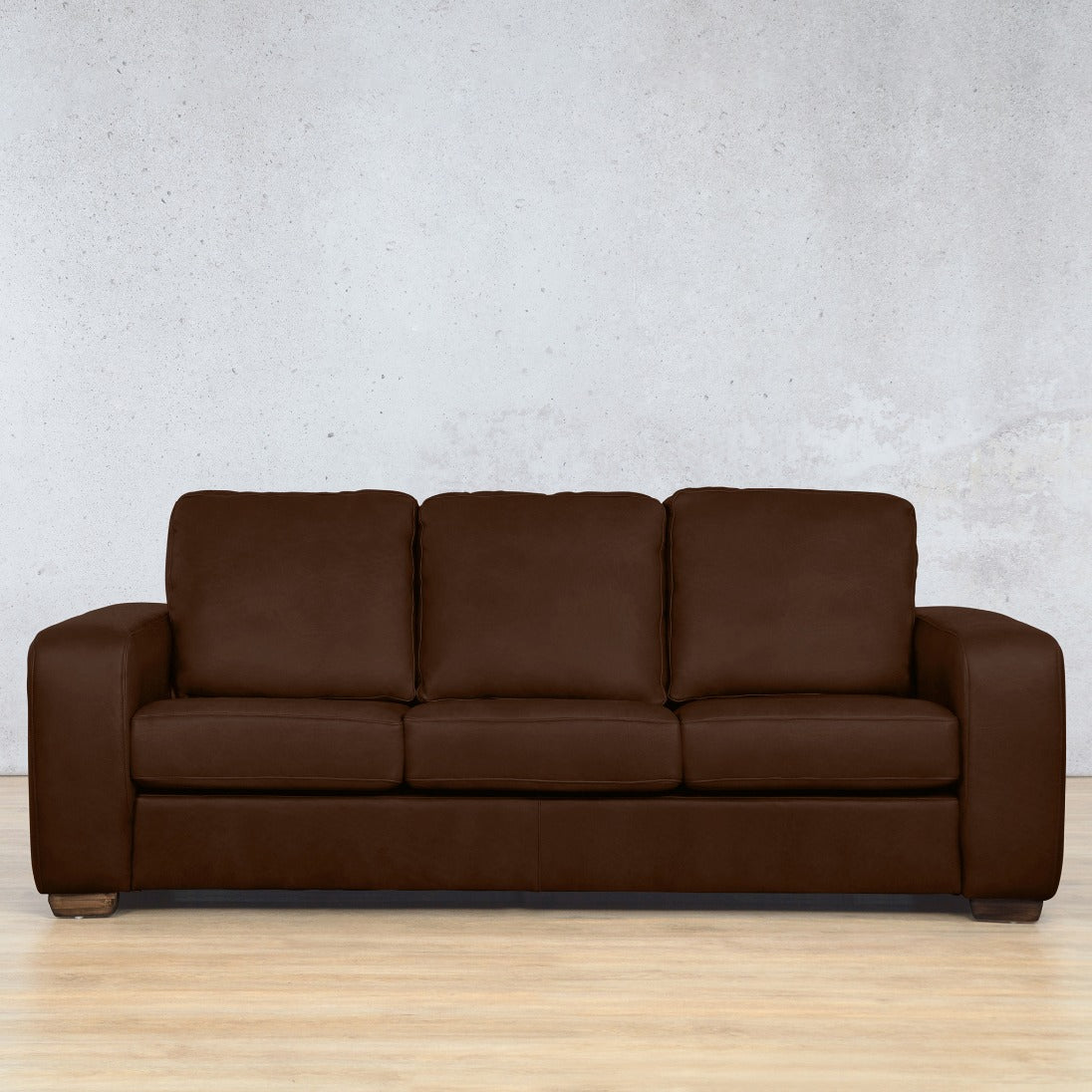 stanford 3 seater leather sofa royal cognac