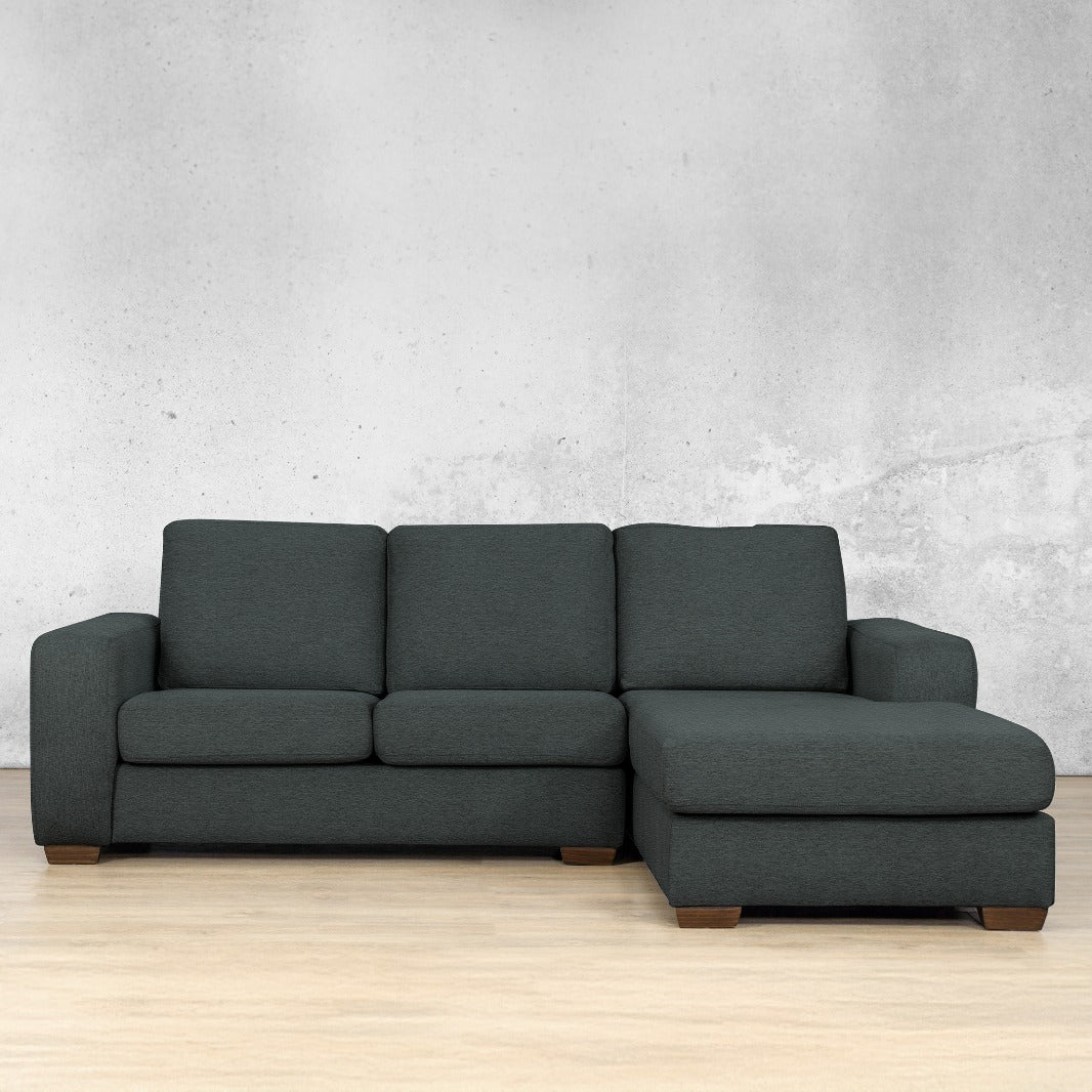 stanford Fabric chaise sectional 3 Seater rhf kenya charcoal