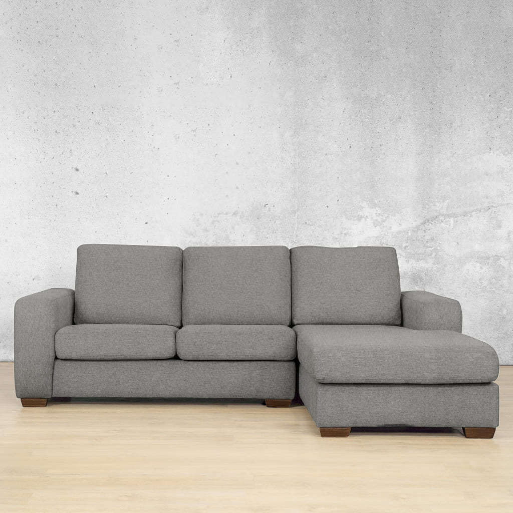 Shop Fabric couch, stanford Fabric chaise sectional rhf Kenya Grey