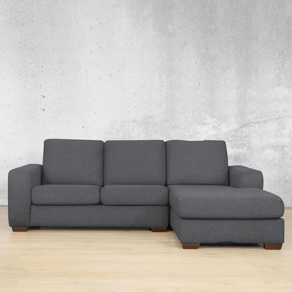 Shop Fabric couch, stanford Fabric chaise sectional rhf Space Grey