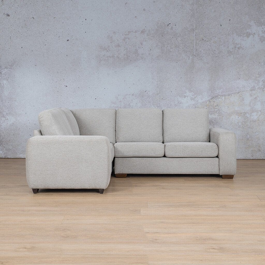 Stanford Fabric L-Sectional 4 Seater - LHF Fabric Sectional Leather Gallery