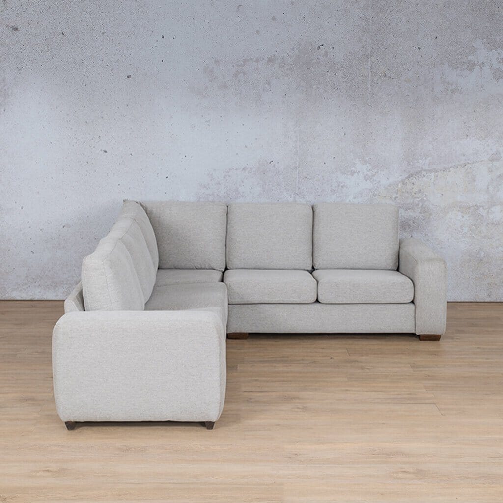 Stanford Fabric L-Sectional 5 Seater Fabric Sectional Leather Gallery