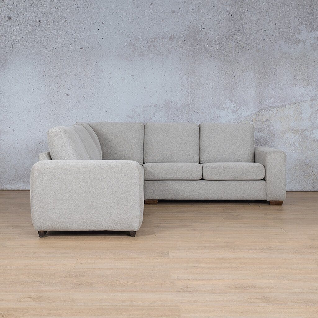 Stanford Fabric L-Sectional 5 Seater Fabric Sectional Leather Gallery