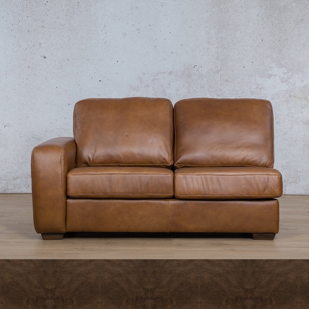 Stanford Leather 2 Seater LHF Leather Sofa Leather Gallery