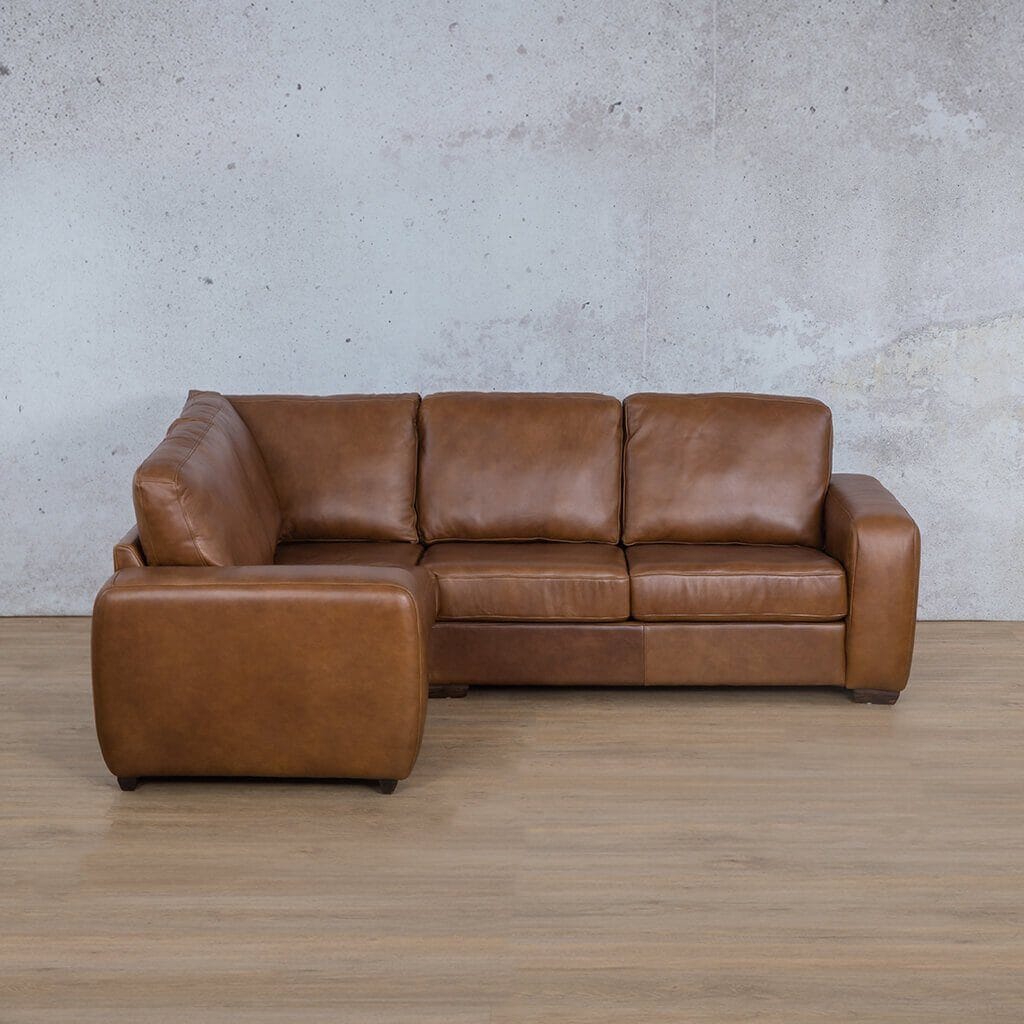 Stanford Leather L-Sectional 4 Seater - LHF Leather Sectional Leather Gallery