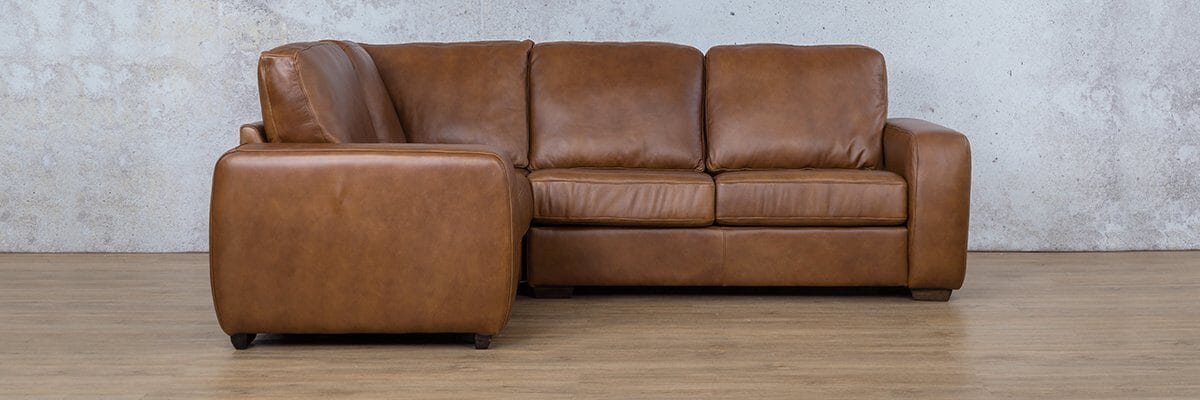 Stanford Leather L-Sectional 4 Seater - LHF Leather Sectional Leather Gallery