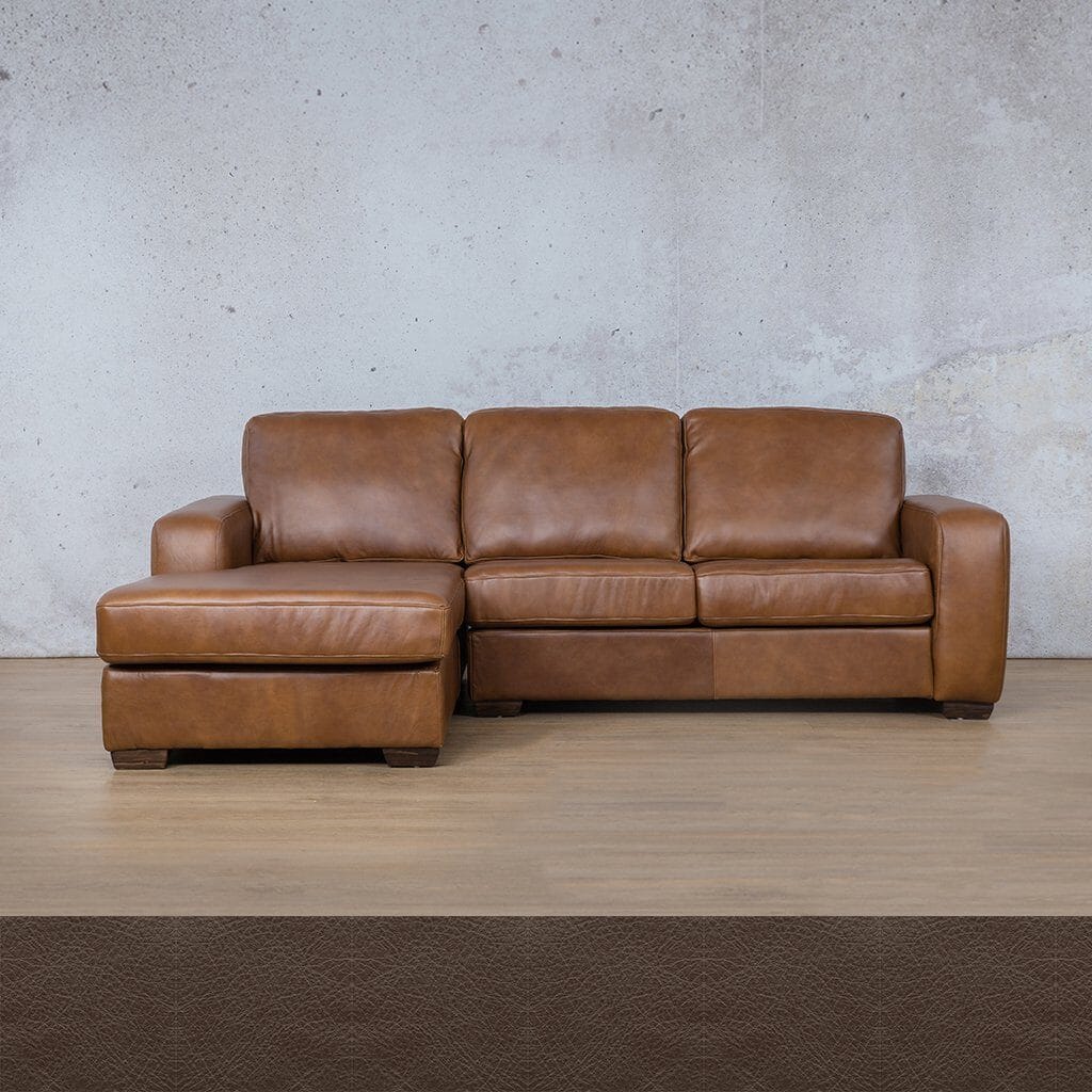 Stanford Leather Sofa Chaise - LHF Leather Sofa Leather Gallery Country Ox Blood