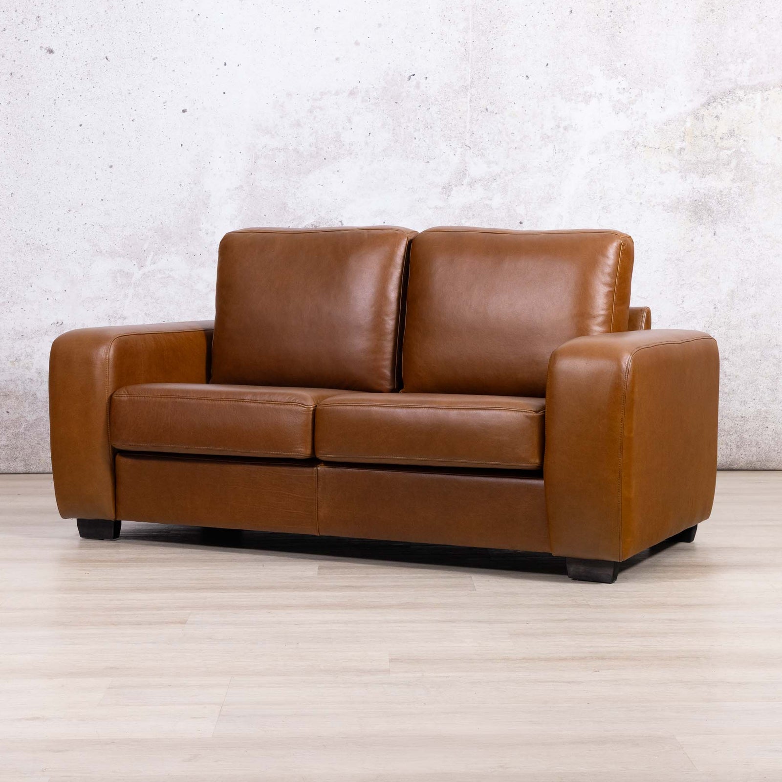 Stanford 2 Seater Leather Sofa Leather Gallery Czar Pecan