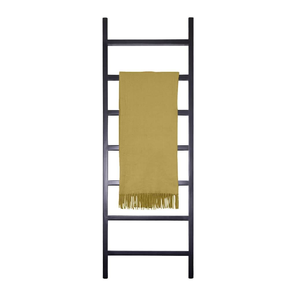 Stella Natural Ochre Throw Throw Leather Gallery