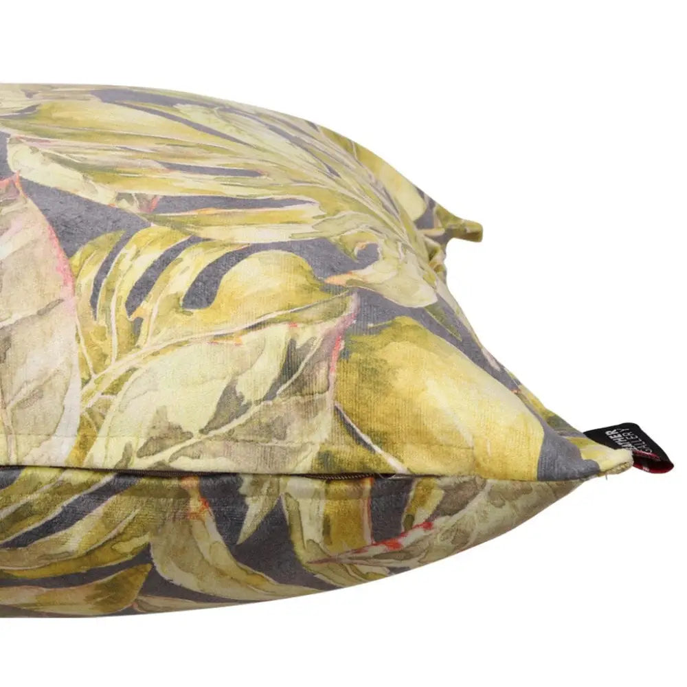 Sweet Basil Ochre Cushion - Cushion