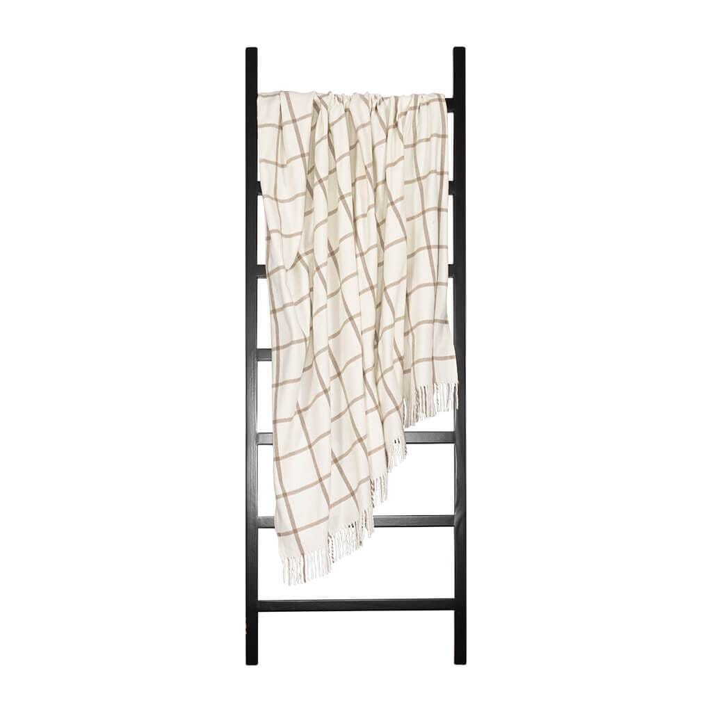 Trellis Natural Stone Throw Throw Leather Gallery