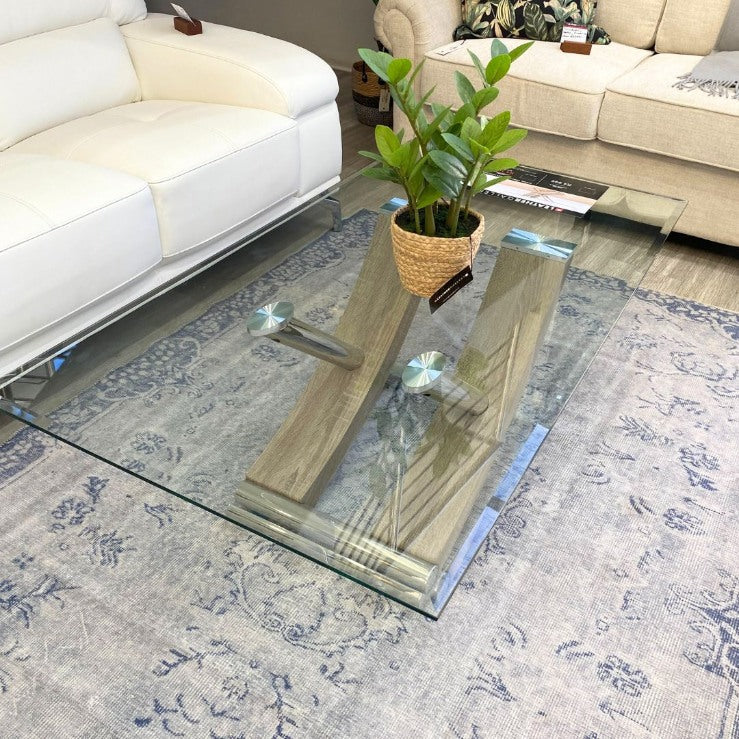 Tropez Glass Coffee Table - Warehouse Clearance