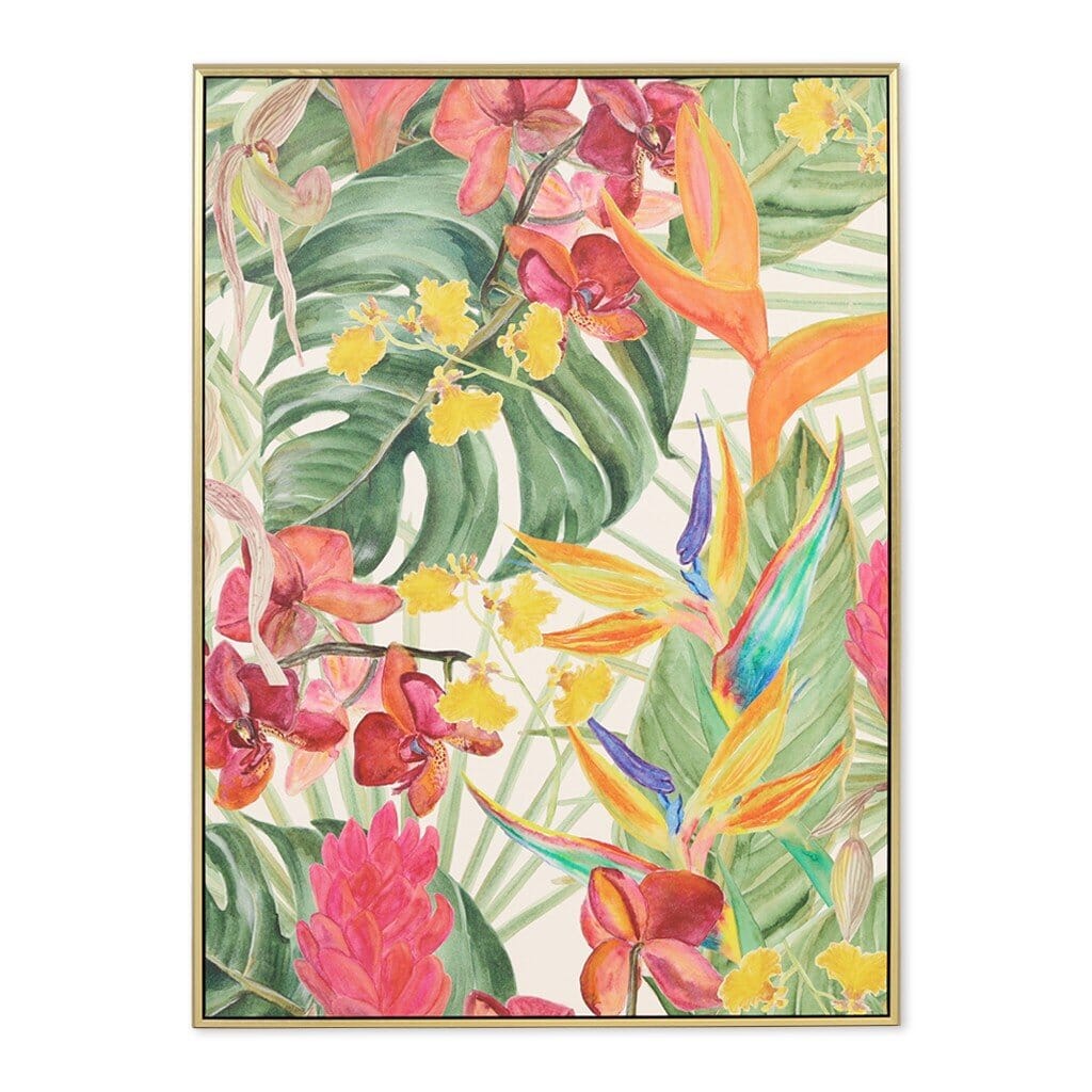 Tropical I Painting Leather Gallery 950 x 1302