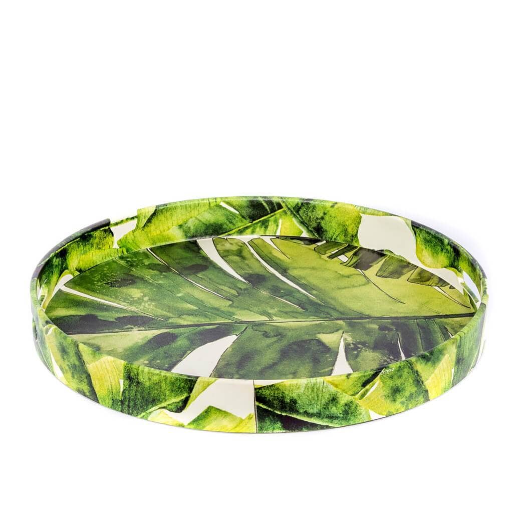 Tropical Tray Trays Leather Gallery 37cm x 4.5cm