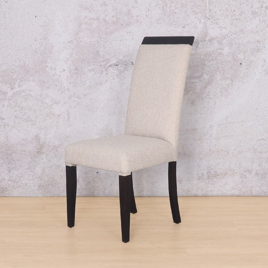 Urban Dark Mahogany Dining Chair Dining Chair Leather Gallery Kenya Beige